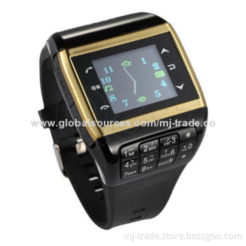 Q8 Watch Phone, CE-mark/Dual SIM/Quad-band/Touch Screen/MP3/MP4/Bluetooth/FM Radio/MSN